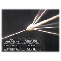Eg-A-Nator Elliptical Nozzle 3/8", 1/2" - Hydro-Max Jetter